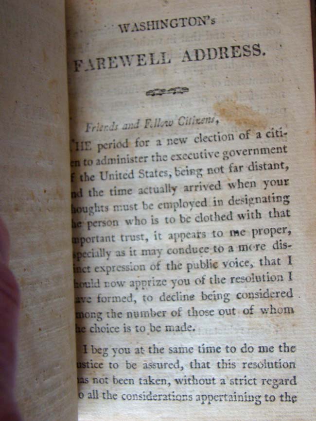 Washington's Farewell Address to the People of the United States printed in 1812 — image 7